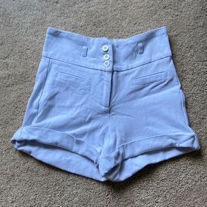 Light blue shorts